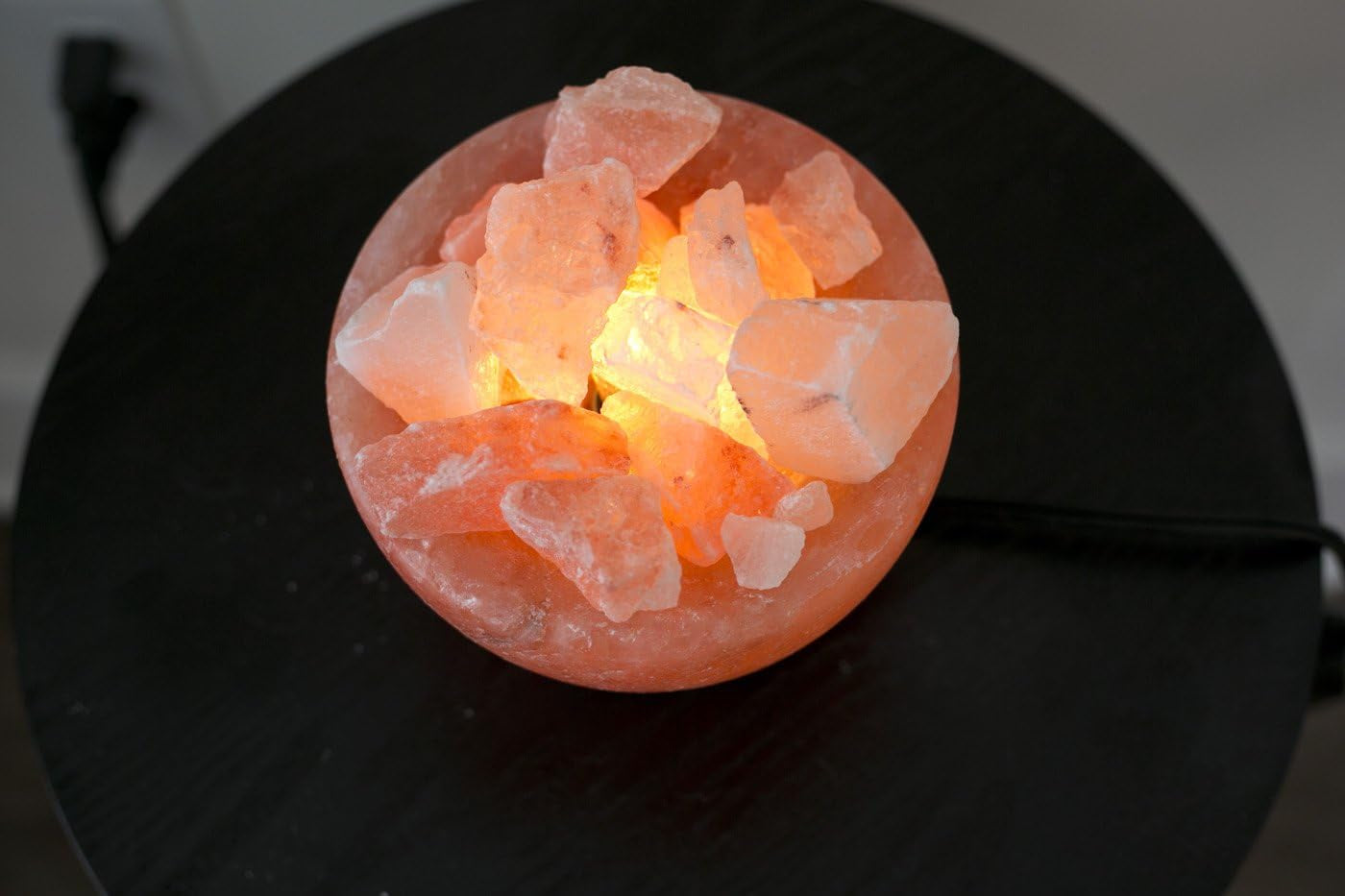 Natural Himalayan Salt Lamp Bowl Hand Crafted by Ambient Authentic Natural Crystal Salt Rock with UL Listed Dimmer Switch…