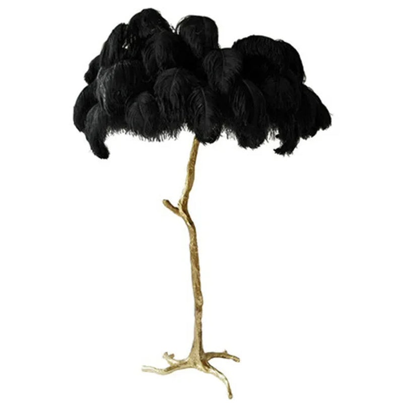 Led Floor Lamp Nordic Ostrich Feather Lamp Reading Lamp for Modern Living Room Decoration Led Lamp for Decoration Bedroom