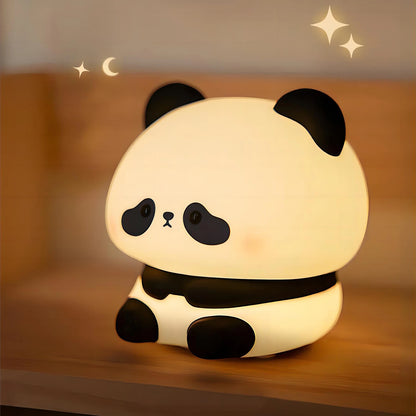 Capybara Silicone Night Light Cute Panda Rechargeable Adjustable Brightness Timing Rechargeable Sleep Nightlights for Kids Room