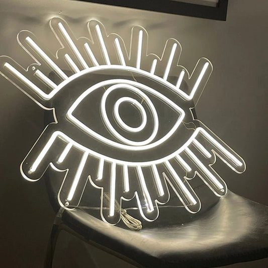 LED Evil Eye Neon Sign Wall Art Decor Neon Sign Lights Anime Neon Sign for Bedroom Wall Decor 10 Colors