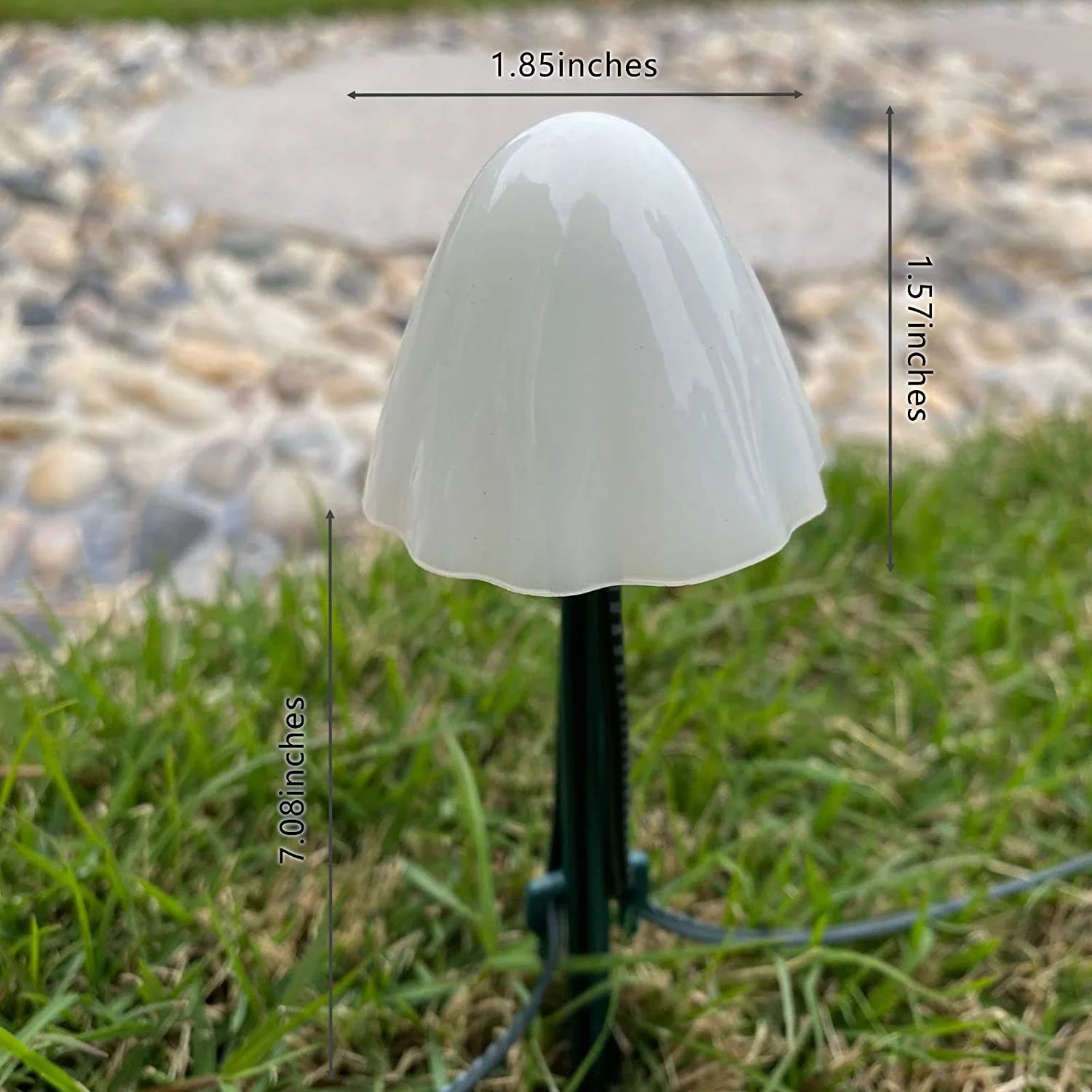 Mushroom Solar Lights, 8 Modes 12 LED Outdoor Waterproof Solar Garden Lights, Color Mushroom Solar Lights Landscape Pathway Lights