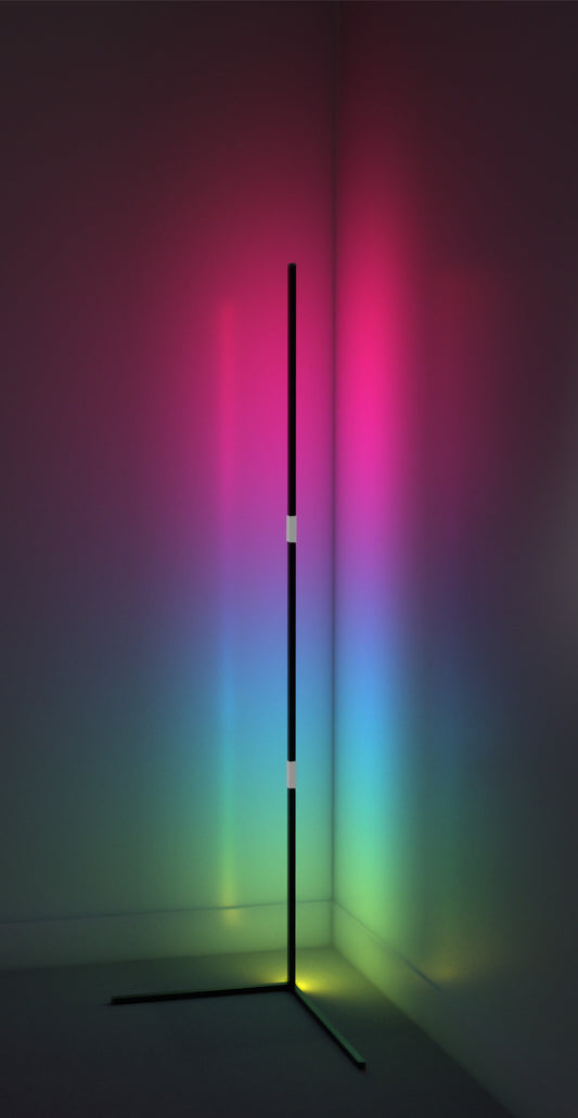 RGB Corner Light Bar, Reacts to Music and Sound with LED Lighting Features with Remote