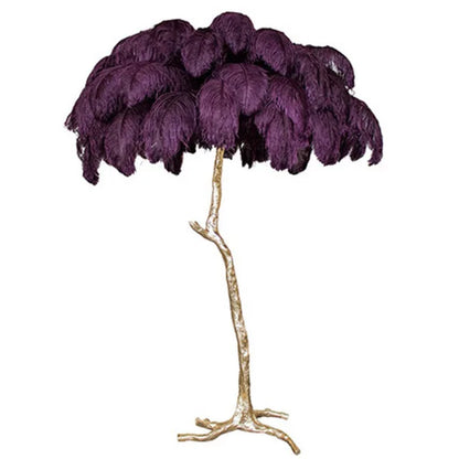 Led Floor Lamp Nordic Ostrich Feather Lamp Reading Lamp for Modern Living Room Decoration Led Lamp for Decoration Bedroom